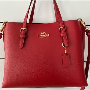 Coach leather Mollie cross body purse